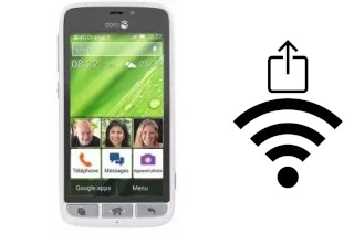 Générer un QR code avec la clé Wifi sur un Doro Liberto 822