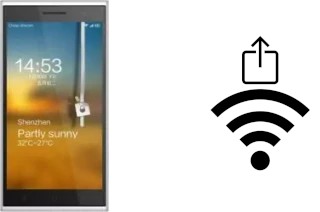 Générer un QR code avec la clé Wifi sur un Elephone P2000