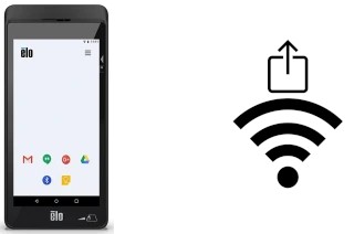 Générer un QR code avec la clé Wifi sur un Elo Touch Pay M60