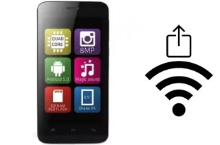 Générer un QR code avec la clé Wifi sur un Evolio M4 Magic