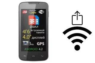 Générer un QR code avec la clé Wifi sur un Explay Alto