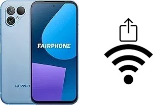 Générer un QR code avec la clé Wifi sur un Fairphone 5