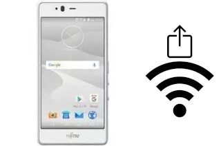 Générer un QR code avec la clé Wifi sur un Fujitsu Arrows M04