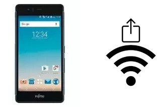 Générer un QR code avec la clé Wifi sur un Fujitsu Arrows M357