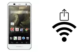 Générer un QR code avec la clé Wifi sur un Fujitsu Arrows NX F-02G