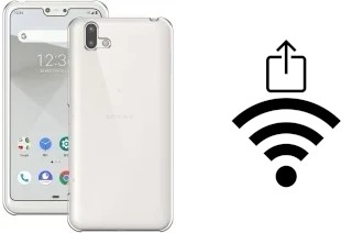Générer un QR code avec la clé Wifi sur un Fujitsu Arrows U