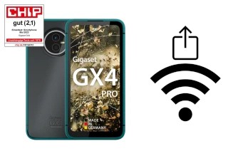Générer un QR code avec la clé Wifi sur un Gigaset GX4 PRO
