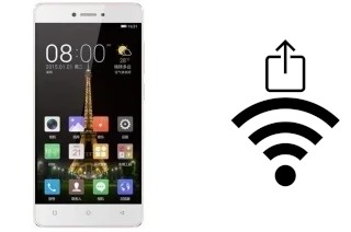 Générer un QR code avec la clé Wifi sur un Gionee F100L