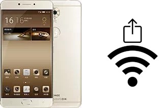 Générer un QR code avec la clé Wifi sur un Gionee M6