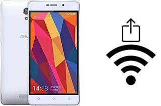 Générer un QR code avec la clé Wifi sur un Gionee Marathon M4