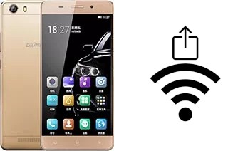 Générer un QR code avec la clé Wifi sur un Gionee Marathon M5 lite