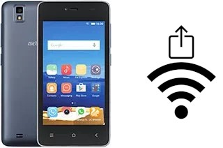 Générer un QR code avec la clé Wifi sur un Gionee Pioneer P2M