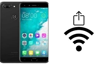 Générer un QR code avec la clé Wifi sur un Gionee S10L