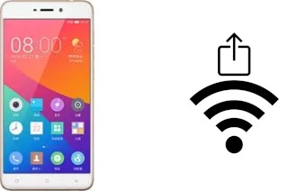 Générer un QR code avec la clé Wifi sur un Gionee S5