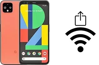 Générer un QR code avec la clé Wifi sur un Google Pixel 4
