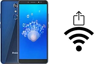 Générer un QR code avec la clé Wifi sur un Haier I6