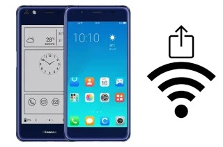 Générer un QR code avec la clé Wifi sur un HiSense A2