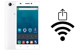 Générer un QR code avec la clé Wifi sur un HiSense M30