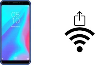 Générer un QR code avec la clé Wifi sur un HomTom C8