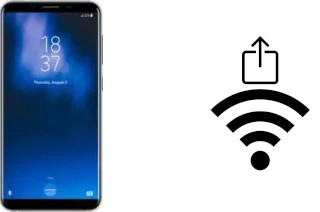Générer un QR code avec la clé Wifi sur un HomTom S8
