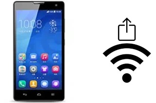 Générer un QR code avec la clé Wifi sur un Honor 3C