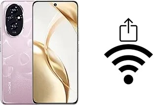 Générer un QR code avec la clé Wifi sur un Honor 200