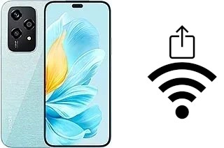 Générer un QR code avec la clé Wifi sur un Honor 200 Lite