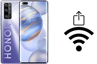 Générer un QR code avec la clé Wifi sur un Honor 30 Pro+