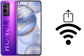Générer un QR code avec la clé Wifi sur un Honor 30