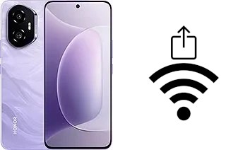 Générer un QR code avec la clé Wifi sur un Honor 300