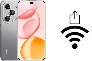 Générer un QR code avec la clé Wifi sur un Honor 400 Pro