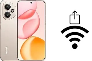 Générer un QR code avec la clé Wifi sur un Honor 400