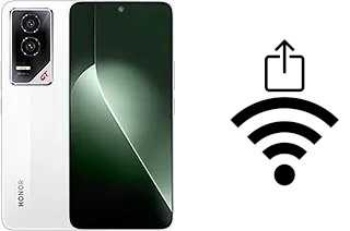 Générer un QR code avec la clé Wifi sur un Honor GT