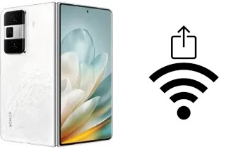Générer un QR code avec la clé Wifi sur un Honor Magic Vs3