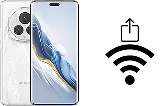 Générer un QR code avec la clé Wifi sur un Honor Magic6 Pro