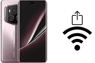 Générer un QR code avec la clé Wifi sur un Honor Magic6 RSR Porsche Design