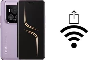 Générer un QR code avec la clé Wifi sur un Honor Magic6 Ultimate
