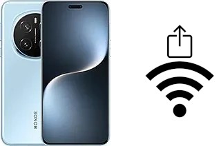 Générer un QR code avec la clé Wifi sur un Honor Magic7 Pro