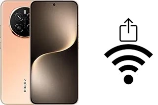 Générer un QR code avec la clé Wifi sur un Honor Magic7