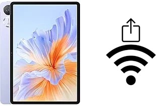 Générer un QR code avec la clé Wifi sur un Honor Pad V9
