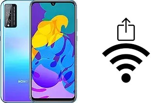 Générer un QR code avec la clé Wifi sur un Honor Play 4T Pro