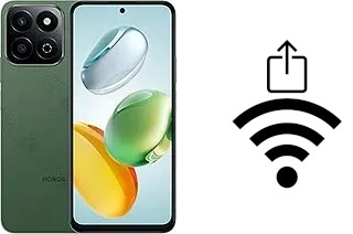 Générer un QR code avec la clé Wifi sur un Honor X7c