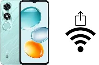 Générer un QR code avec la clé Wifi sur un Honor Play9C