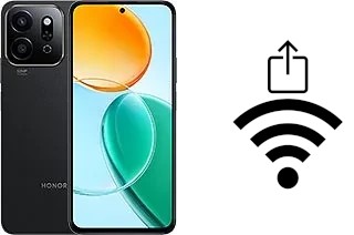 Générer un QR code avec la clé Wifi sur un Honor Play9T