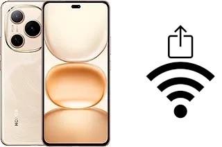Générer un QR code avec la clé Wifi sur un Honor Power