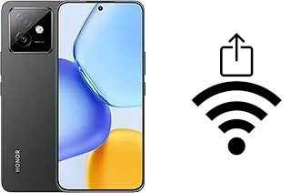 Générer un QR code avec la clé Wifi sur un Honor X60 GT