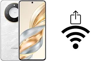 Générer un QR code avec la clé Wifi sur un Honor X60