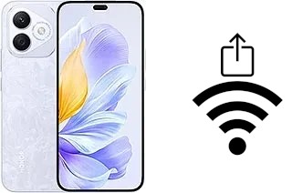 Générer un QR code avec la clé Wifi sur un Honor X60i