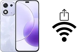 Générer un QR code avec la clé Wifi sur un Honor X70i