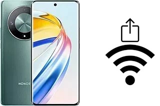 Générer un QR code avec la clé Wifi sur un Honor X9b
